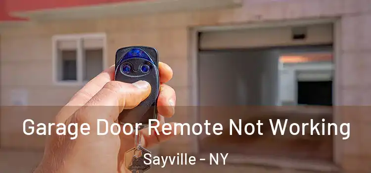  Garage Door Remote Not Working Sayville - NY